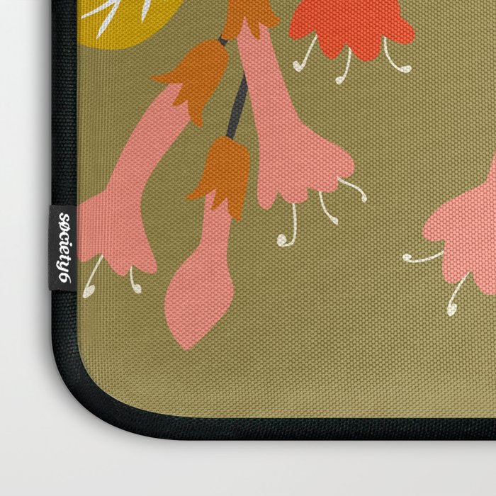 Flower of affection autumn colored fuchsia Laptop Sleeve Gallery Image 3