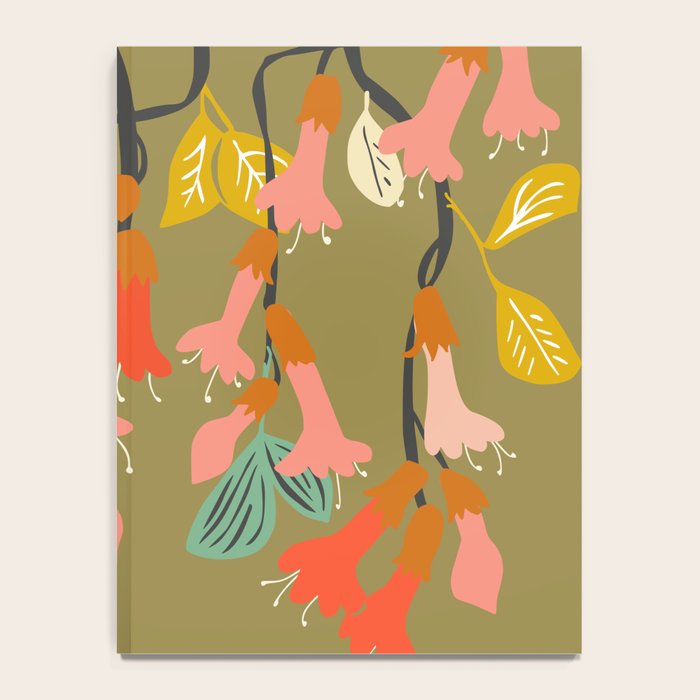 Flower of affection autumn colored fuchsia Notebook Gallery Image 4