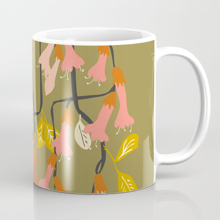 Flower of affection autumn colored fuchsia Coffee Mug Gallery Image 1