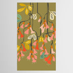Flower of affection autumn colored fuchsia Tablecloth Gallery Image 2