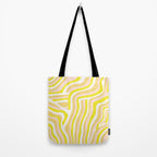 yellow zebra stripes Tote Bag Gallery Image 2