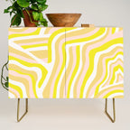 yellow zebra stripes Credenza Gallery Image 1