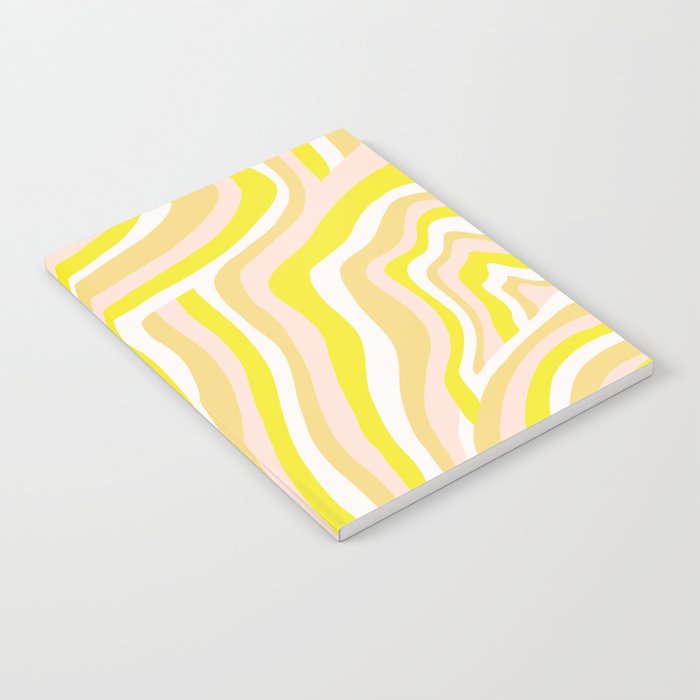 yellow zebra stripes Notebook Gallery Image 2