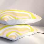 yellow zebra stripes Pillow Sham Gallery Image 3