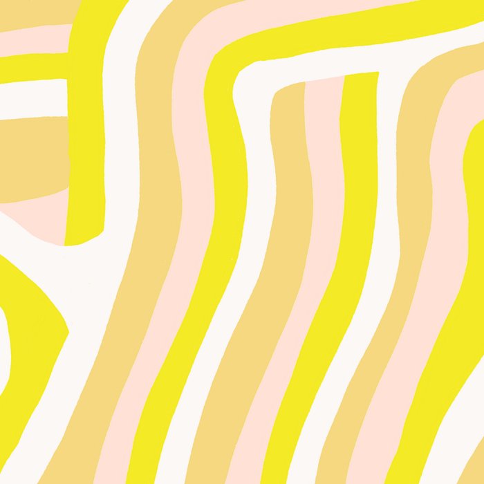 yellow zebra stripes Coffee Mug Gallery Image 2