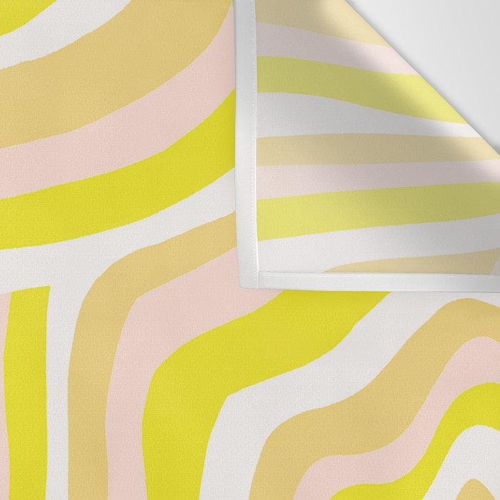 yellow zebra stripes Wall Tapestry Gallery Image 3