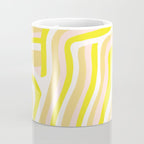 yellow zebra stripes Coffee Mug Gallery Image 4