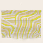 yellow zebra stripes Wall Hanging Gallery Image 1