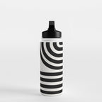 Bold Curvature Stripes XXXVI Water Bottle Gallery Image 3