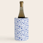 Blue Seashell Print Wine Chiller Gallery Image 1
