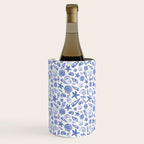 Blue Seashell Print Wine Chiller Gallery Image 2