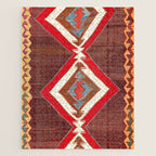 Aksaray Cappadocian Central Anatolia Kilim Print Jigsaw Puzzle Gallery Image 1