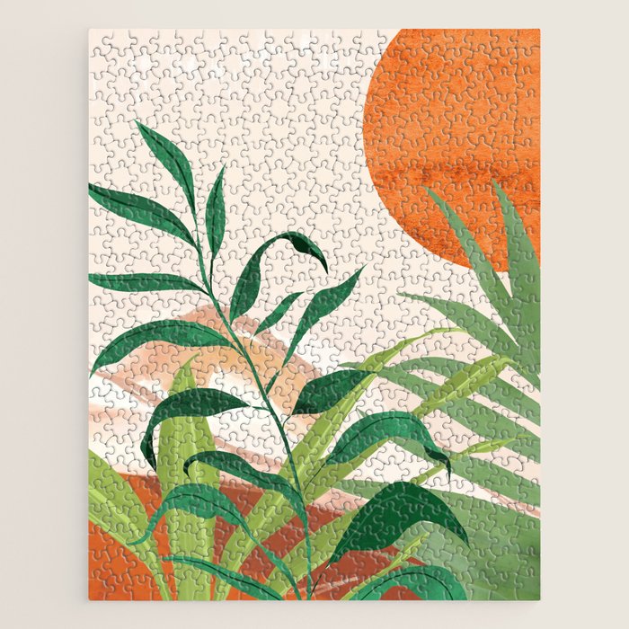 Abstract Art Tropical Garden 16 Jigsaw Puzzle Gallery Image 1