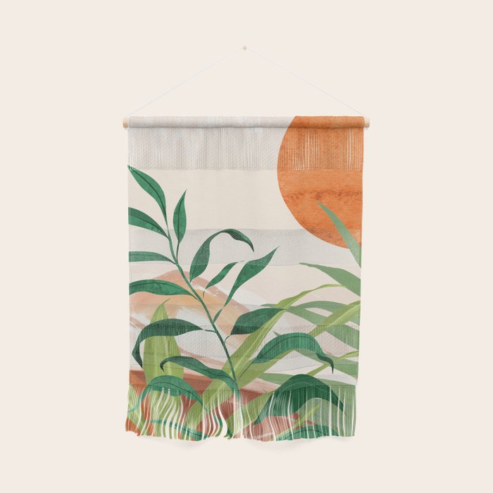 Abstract Art Tropical Garden 16 Wall Hanging Gallery Image 1
