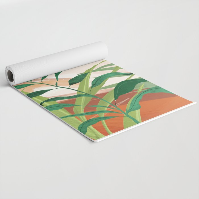 Abstract Art Tropical Garden 16 Yoga Mat Gallery Image 2