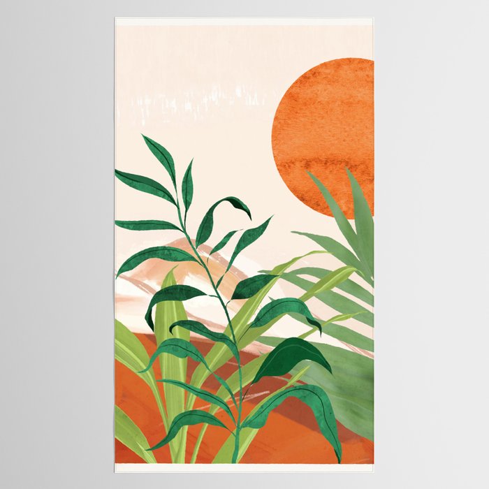 Abstract Art Tropical Garden 16 Tablecloth Gallery Image 2