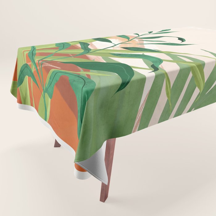 Abstract Art Tropical Garden 16 Tablecloth Gallery Image 1