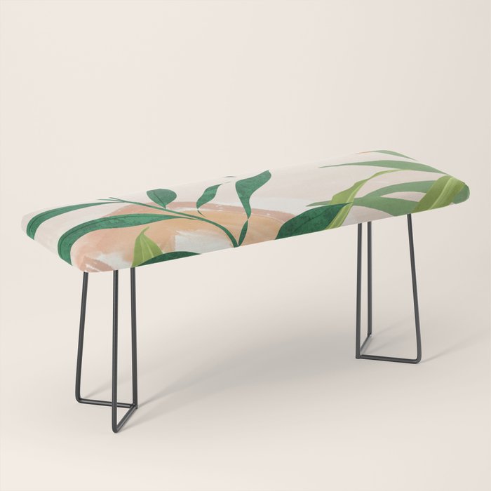 Abstract Art Tropical Garden 16 Bench Gallery Image 1