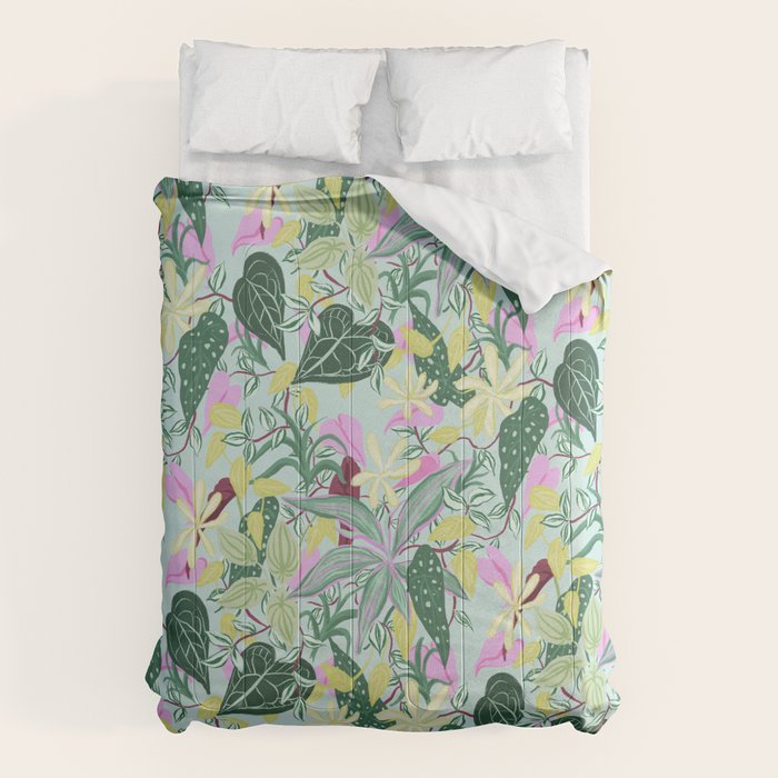 Crowded Houseplants Comforter Gallery Image 6