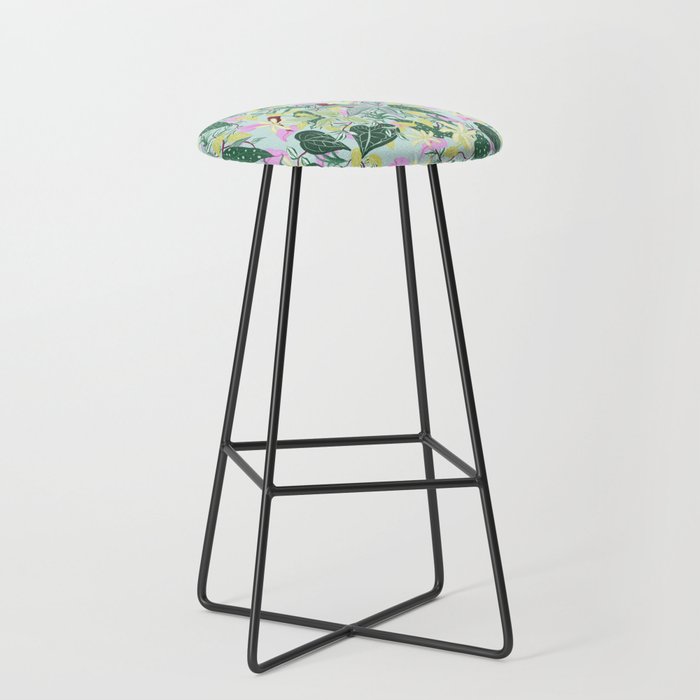 Crowded Houseplants Stool Gallery Image 1