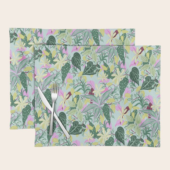 Crowded Houseplants Placemat Gallery Image 1