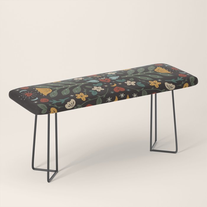Folk Floral | Fall Colors Bench Gallery Image 1