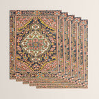 Sarouk Poshti  Antique South Persian Rug Print Wrapping Paper Gallery Image 3