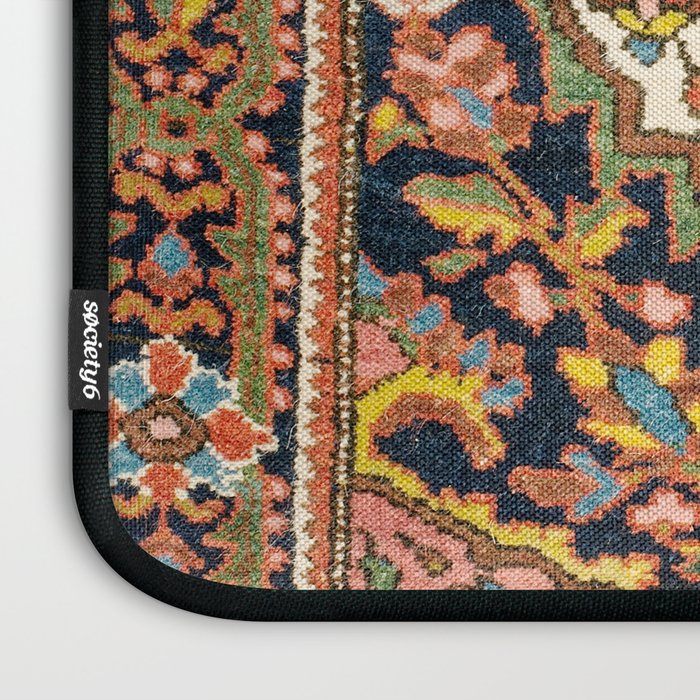 Sarouk Poshti  Antique South Persian Rug Print Laptop Sleeve Gallery Image 3