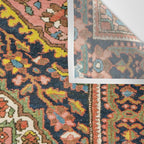 Sarouk Poshti  Antique South Persian Rug Print Wall Tapestry Gallery Image 3