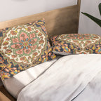 Sarouk Poshti  Antique South Persian Rug Print Pillow Sham Gallery Image 2