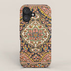 Sarouk Poshti  Antique South Persian Rug Print iPhone Case Gallery Image 1