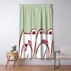 No peeking polar bear Window Curtain Gallery Image 5