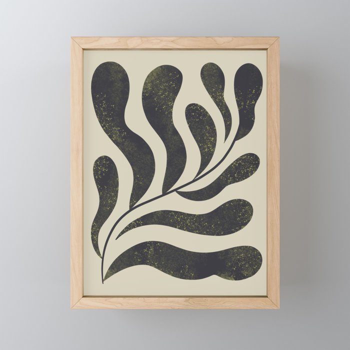 Abstract Plant No. 3 Mini Art Print Gallery Image 1