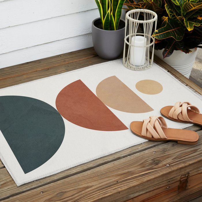Shape Balance 04 Outdoor Rug Gallery Image 2