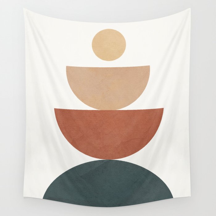 Shape Balance 04 Wall Tapestry Gallery Image 1