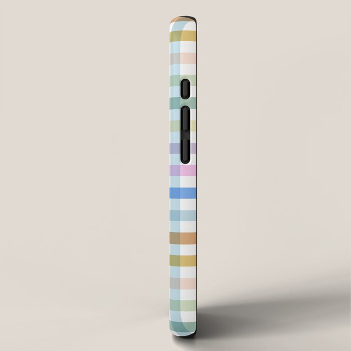 Rainbow Check Bliss iPhone Case Gallery Image 2