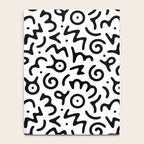 Abstract fun symbol doodle art pattern Notebook Gallery Image 4