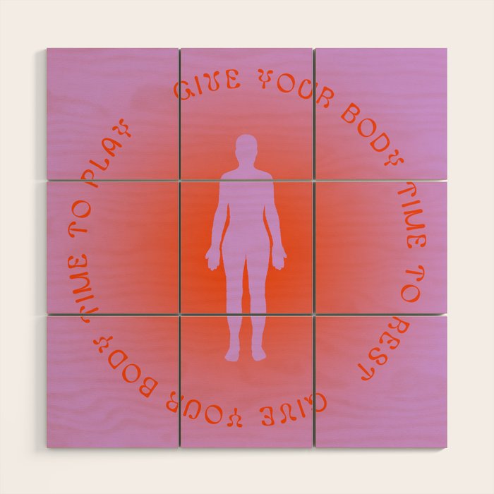 Give Your Body  Wood Wall Art Gallery Image 1