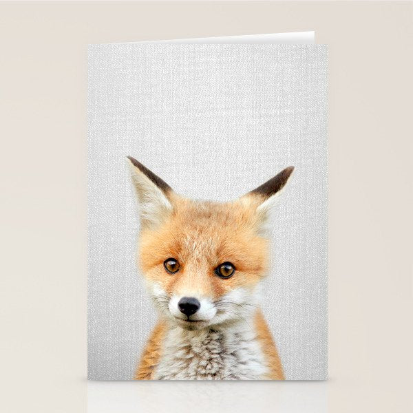 Baby Fox - Colorful Stationery Card Gallery Image 2