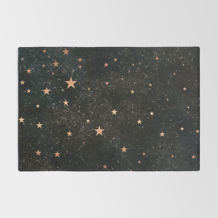 Starry winter night  Rug Gallery Image 2