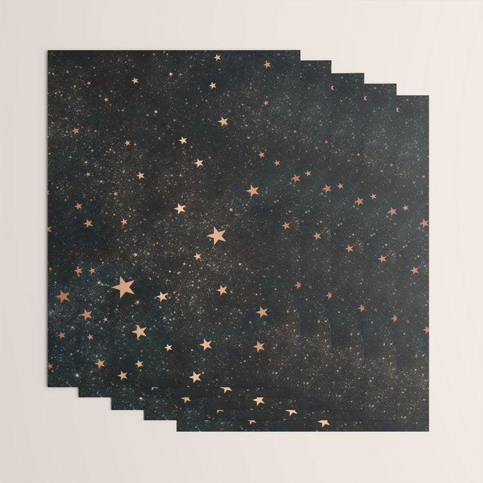 Starry winter night  Wrapping Paper Gallery Image 3