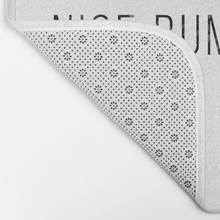 Nice Bum (White) Bath Mat Gallery Image 2