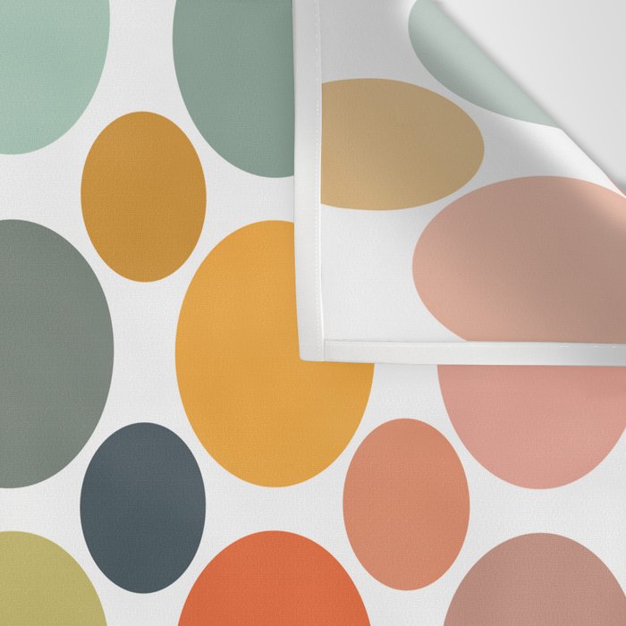 Cheerful Polka Dots  Wall Tapestry Gallery Image 3
