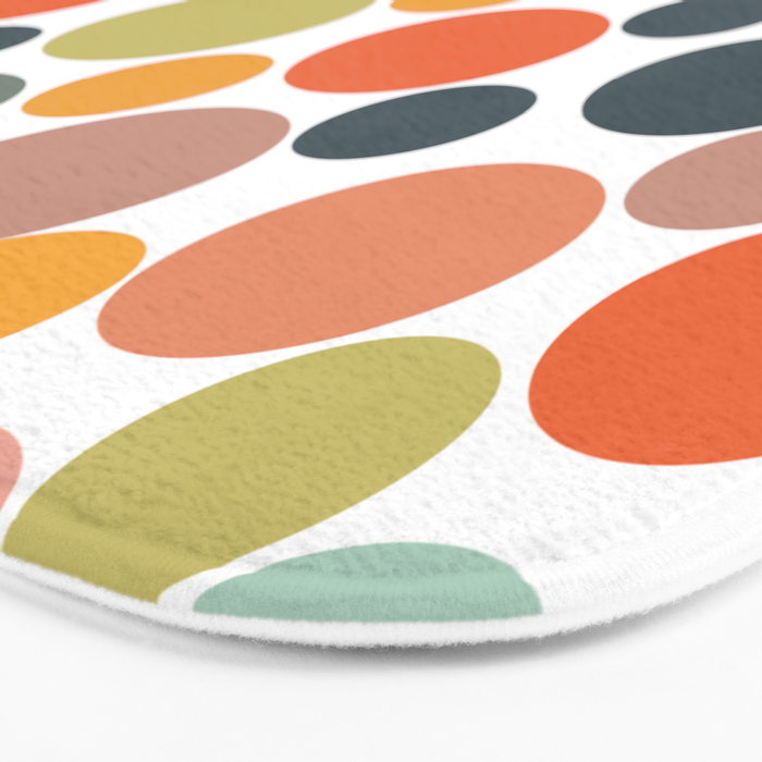 Cheerful Polka Dots  Bath Mat Gallery Image 3