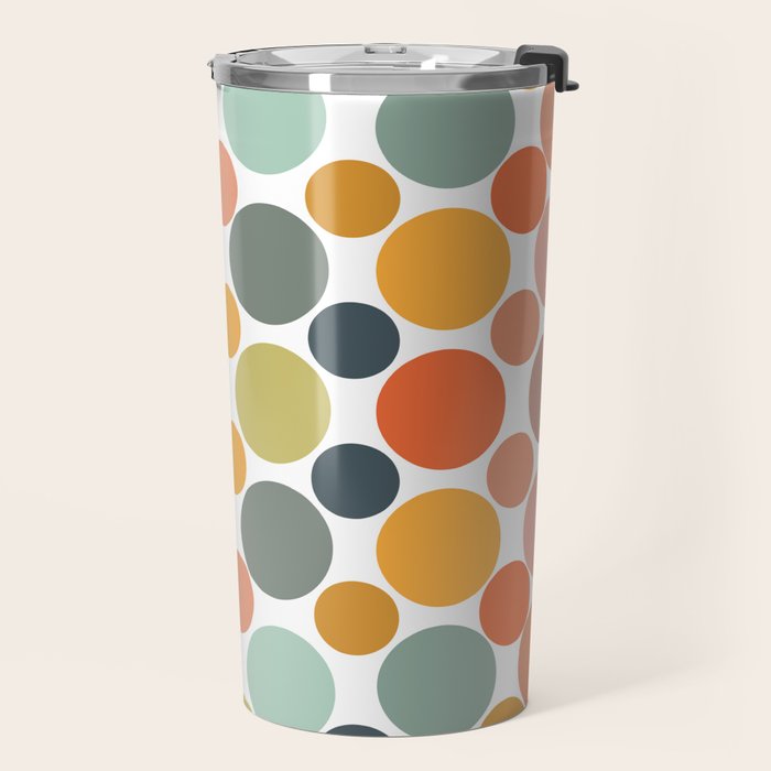 Cheerful Polka Dots  Travel Mug Gallery Image 2