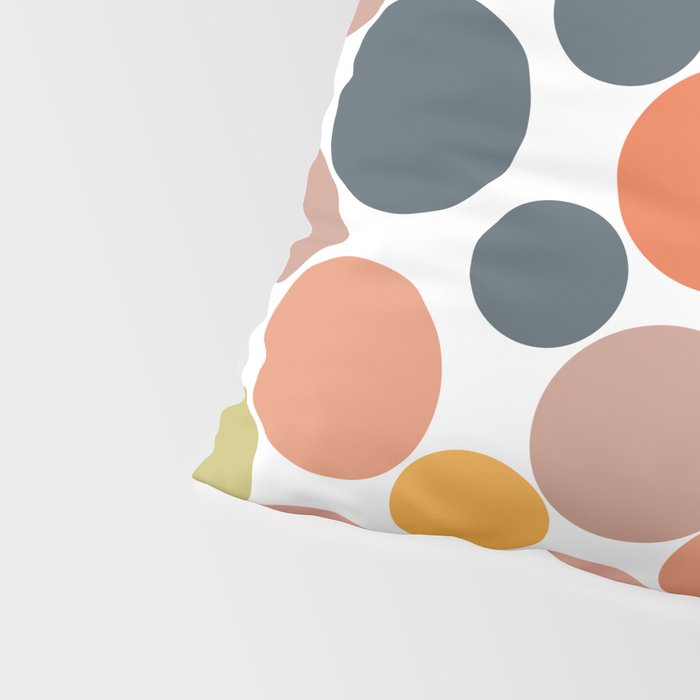 Cheerful Polka Dots  Pillow Sham Gallery Image 4