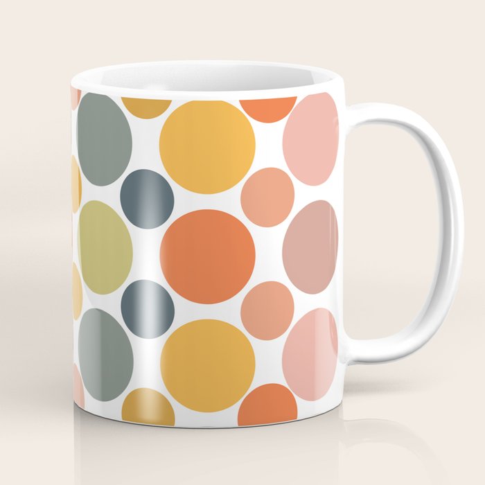 Cheerful Polka Dots  Coffee Mug Gallery Image 1