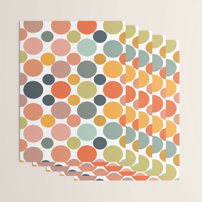 Cheerful Polka Dots  Wrapping Paper Gallery Image 3
