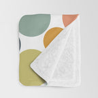 Cheerful Polka Dots  Throw Blanket Gallery Image 3