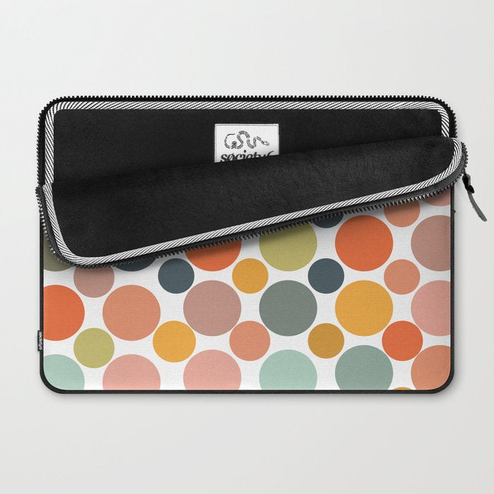 Cheerful Polka Dots  Laptop Sleeve Gallery Image 2